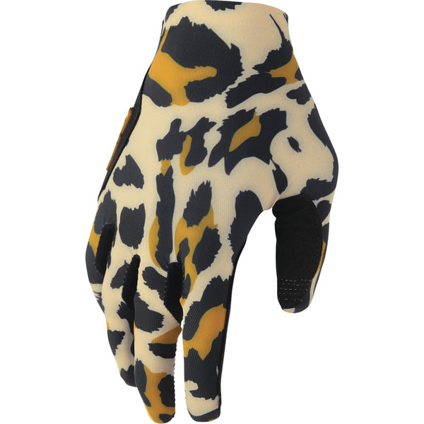 Thor Women's Sportmode Cheetah Gloves - Tan/Black - Small 3331-0308