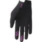 THOR Women's Sportmode Iconic Gloves - Black/Orchid - Medium 3331-0285