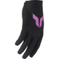 THOR Women's Sportmode Iconic Gloves - Black/Orchid - Medium 3331-0285