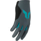 THOR Women's Sportmode Iconic Gloves - Gray/Aqua - Large 3331-0282