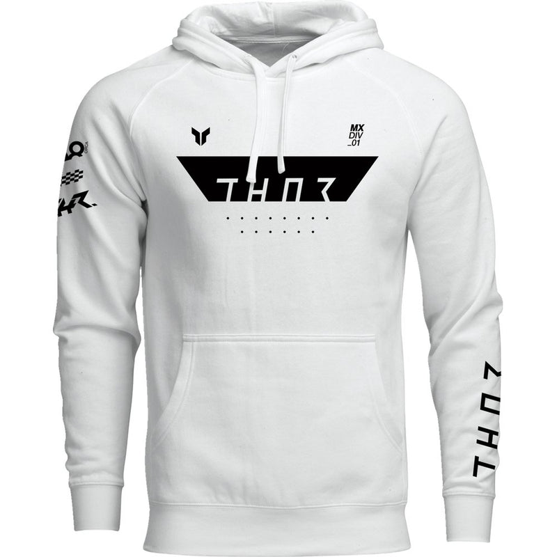 Thor Rogue Pullover Hoodie - White - Large 3050-7036