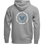 Thor Badge Zip-Up Hoodie - Heather Gray - 3XL 3050-7028