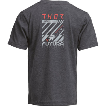 THOR Youth Futura T-Shirt - Charcoal - Large 3032-3889