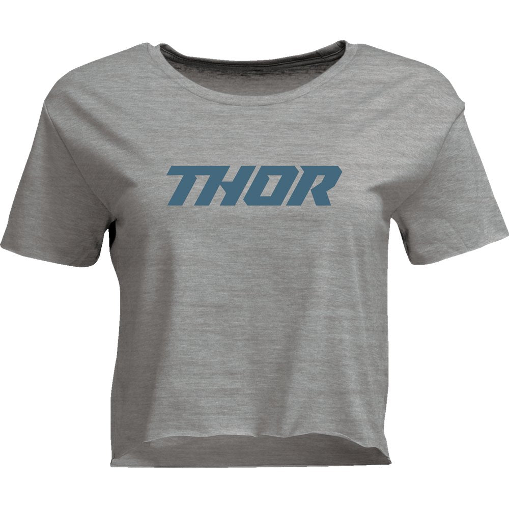 THOR Women's Corp Crop T-Shirt - Heather Gray - XL 3031-4311