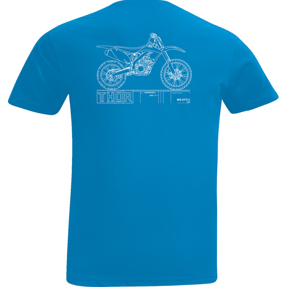 THOR Toddler Blueprint T-Shirt - Cobalt - 4T 3032-3870