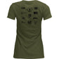 THOR Women's Patched Up T-Shirt - Military Green - Large 3031-4336