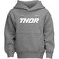 THOR Youth Brave Pullover Hoodie - Heather Gray - Large 3052-0712