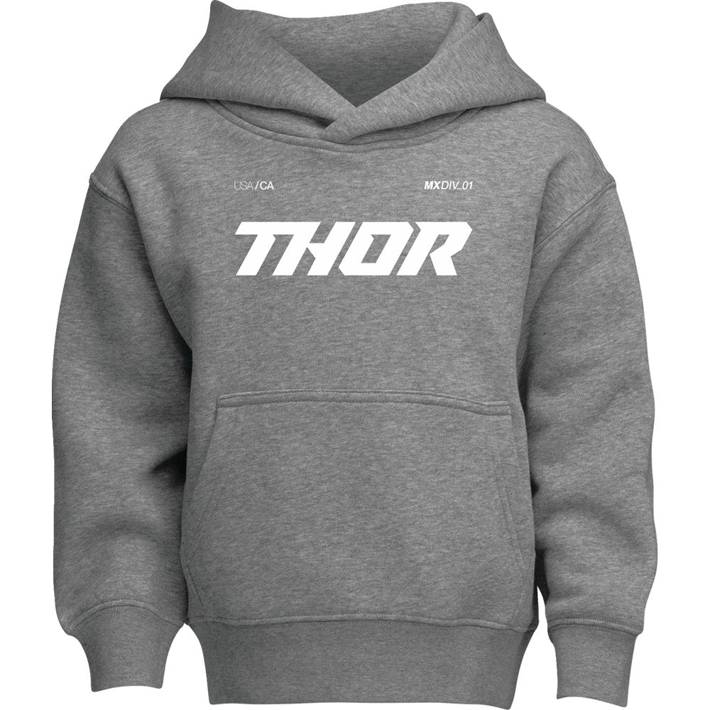 THOR Youth Brave Pullover Hoodie - Heather Gray - Medium 3052-0711