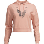 THOR Women's Iconic Pullover Crop Hoodie - Pink - XL 3051-1252
