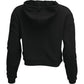 THOR Women's Noise Pullover Crop Hoodie - Black - XL 3051-1248