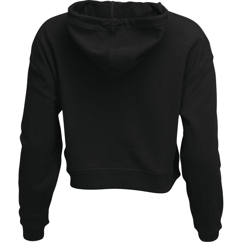 THOR Women's Noise Pullover Crop Hoodie - Black - XL 3051-1248