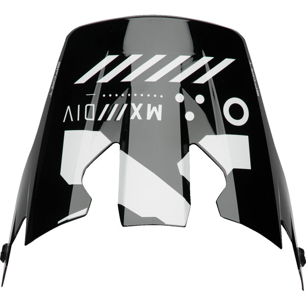 Thor Reflex Sport Visor - Strike - Black/Red 0132-1833