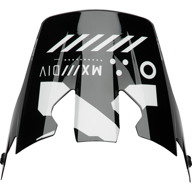 Thor Reflex Sport Visor - Strike - Black/Red 0132-1833