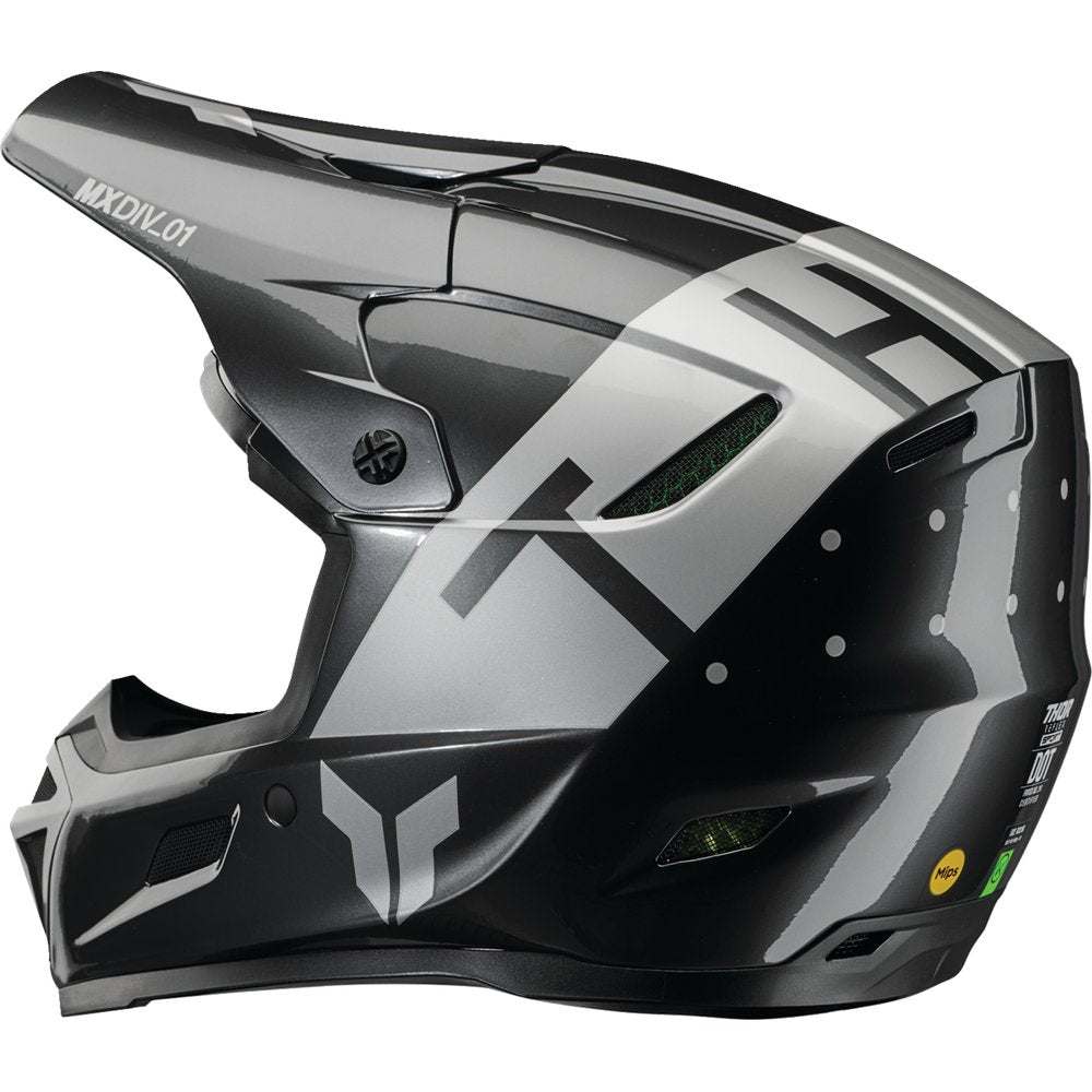 THOR Reflex Sport Helmet - Rogue - MIPS? - Charcoal/Silver - Large 0110-8796