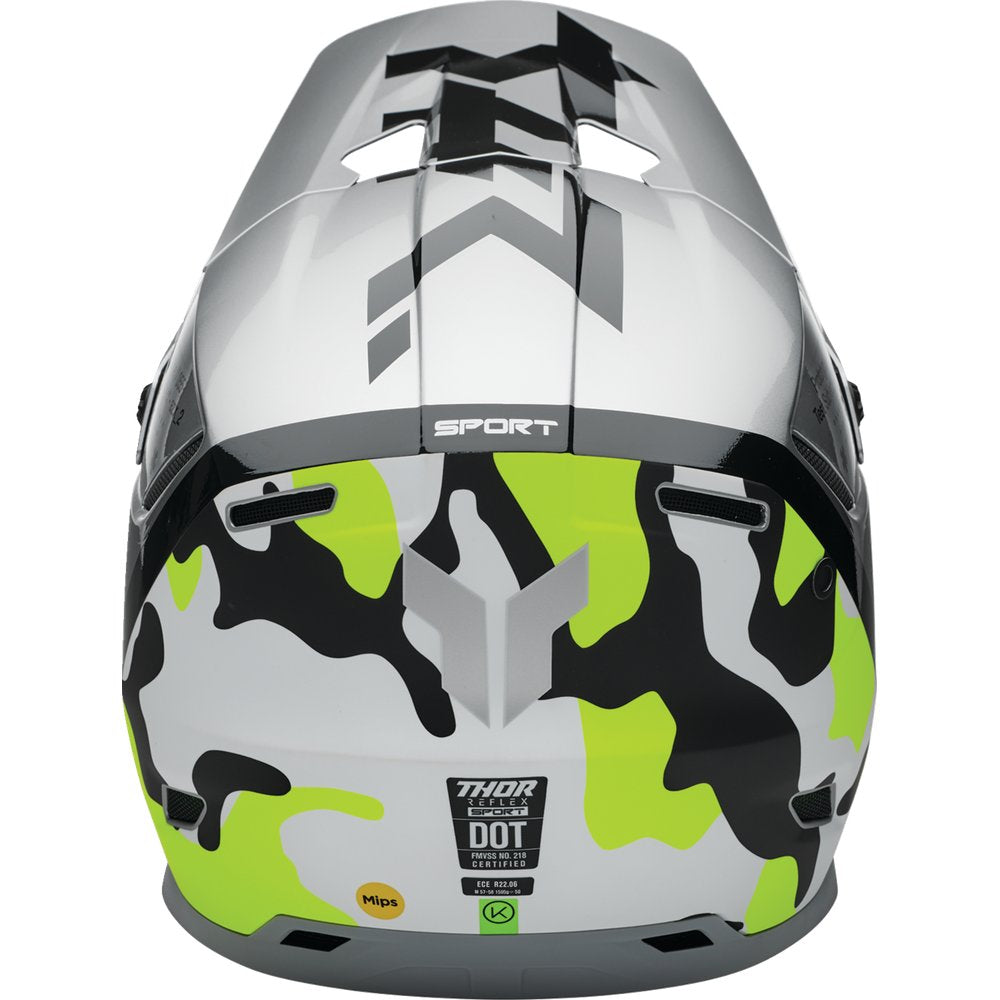 THOR Reflex Sport Helmet - Riot - MIPS? - Gray/Acid - Medium 0110-8771