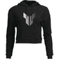 THOR Women's Noise Pullover Crop Hoodie - Black - Medium 3051-1246