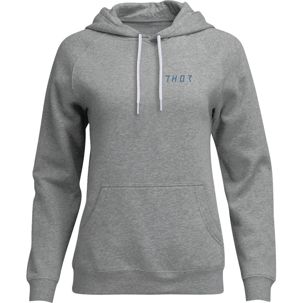 THOR Women's Trax Pullover Hoodie - Heather Gray - Large 3051-1242