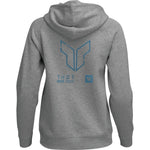 Thor Women's Trax Pullover Hoodie - Heather Gray - Small 3051-1240