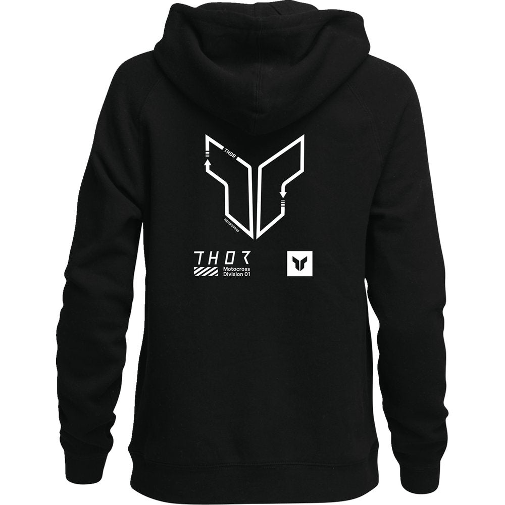 THOR Women's Trax Pullover Hoodie - Black - XL 3051-1238