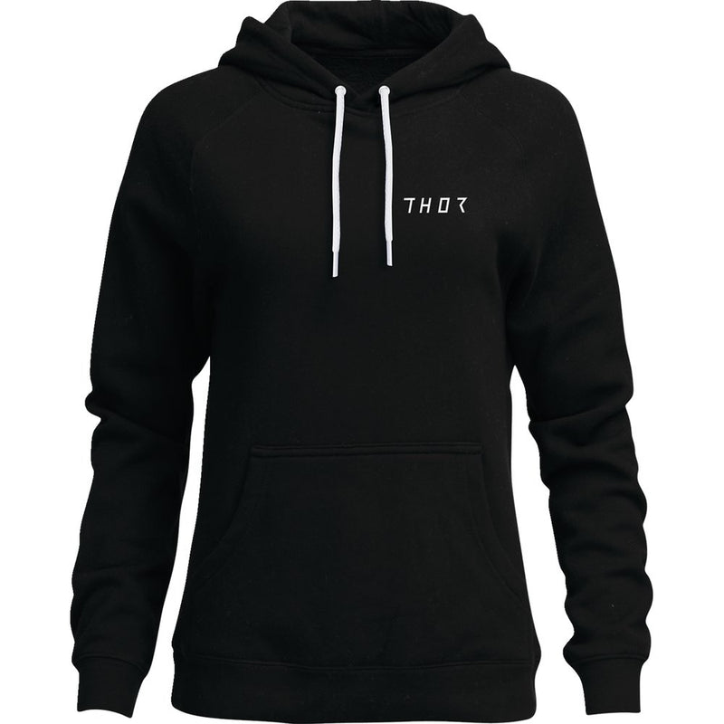 Thor Women's Trax Pullover Hoodie - Black - Large 3051-1237