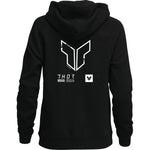 Thor Women's Trax Pullover Hoodie - Black - Large 3051-1237