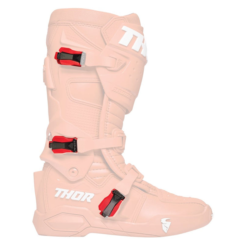 Thor Radial Boots Buckle Kit - Red 3430-0982