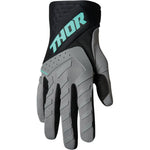 Thor Spectrum Gloves - Gray/Black/Mint - XS 3330-6825