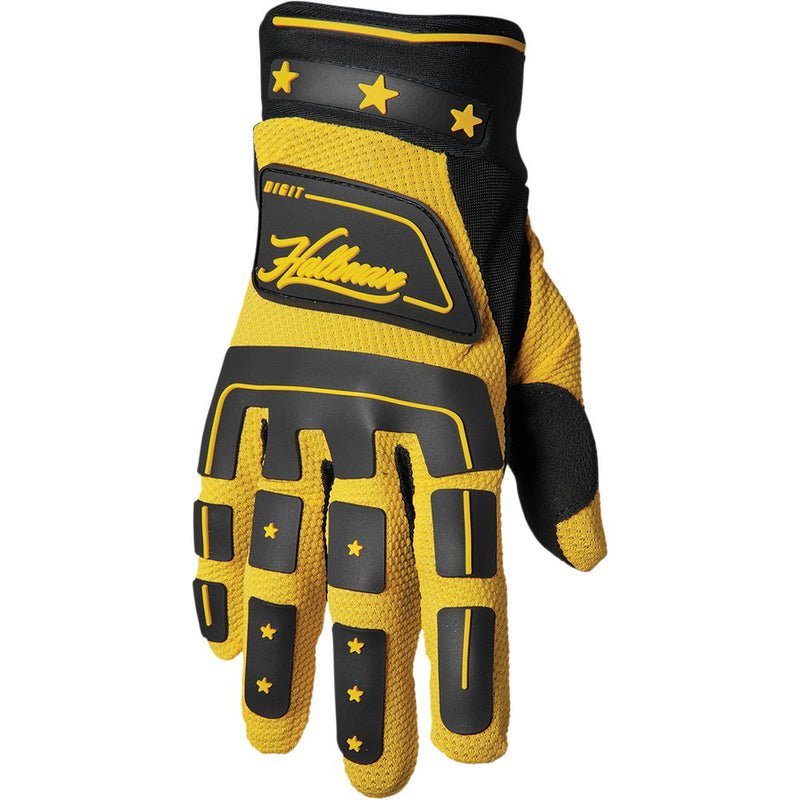 Thor Hallman Digit Gloves - Black/Yellow - XS 3330-6776