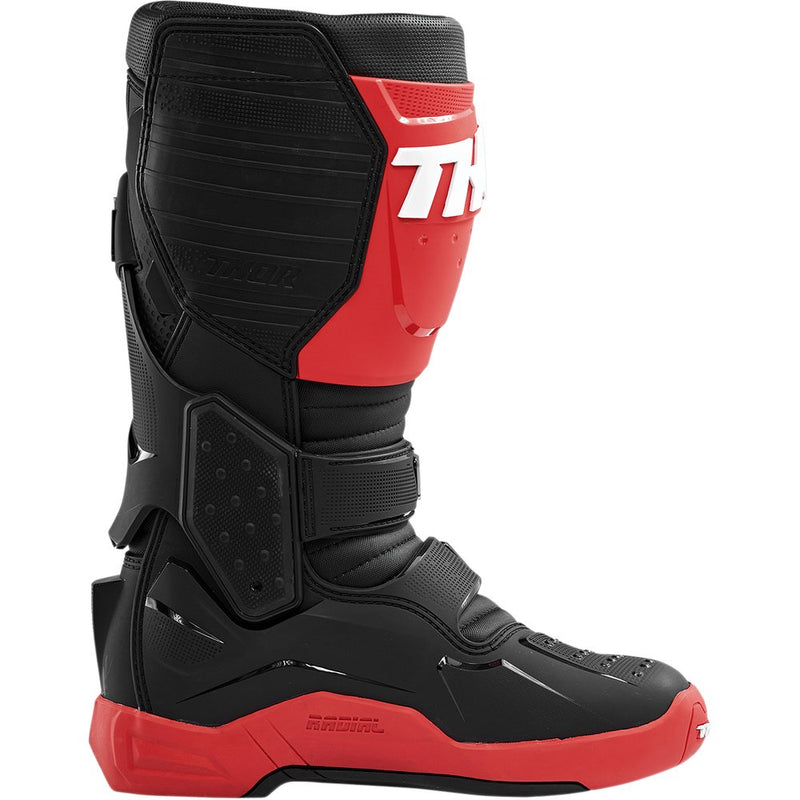 Thor Radial Boots - Red/Black - Size 8 3410-2245