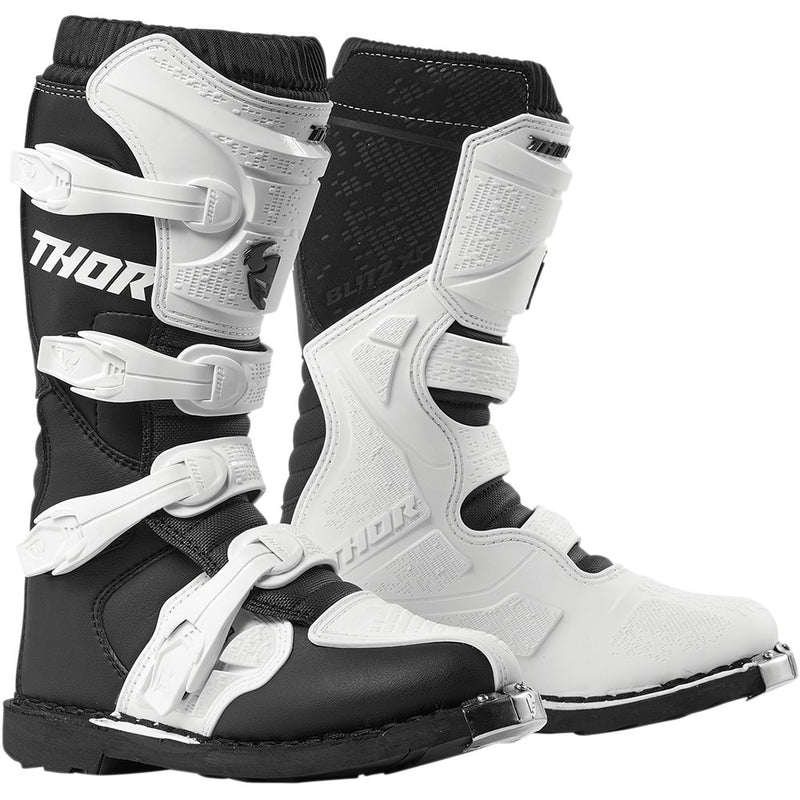 Thor Women's Blitz XP Boots - Black/White - Size 6 3410-2234