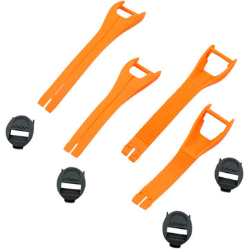 THOR Blitz XP MX Boot Straps - Orange - Size 7-9 3430-0872