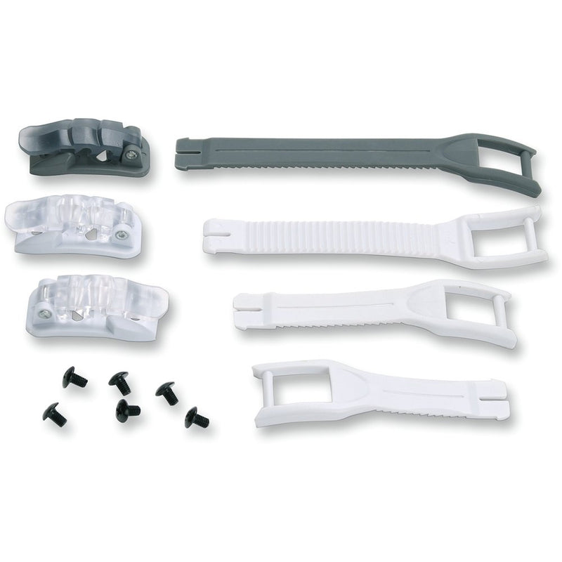 Thor Youth Blitz Boots Strap and Buckle Kit - White - Size 6-7 3430-0510