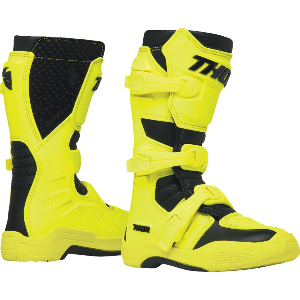 THOR Youth Blitz XR Boots - Acid/Black - US 7 3411-0765