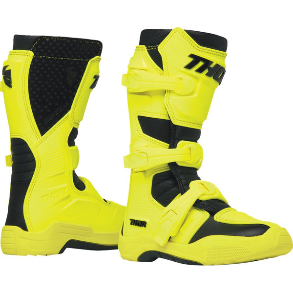 Thor Youth Blitz XR Boots - Acid/Black - US 6 3411-0764