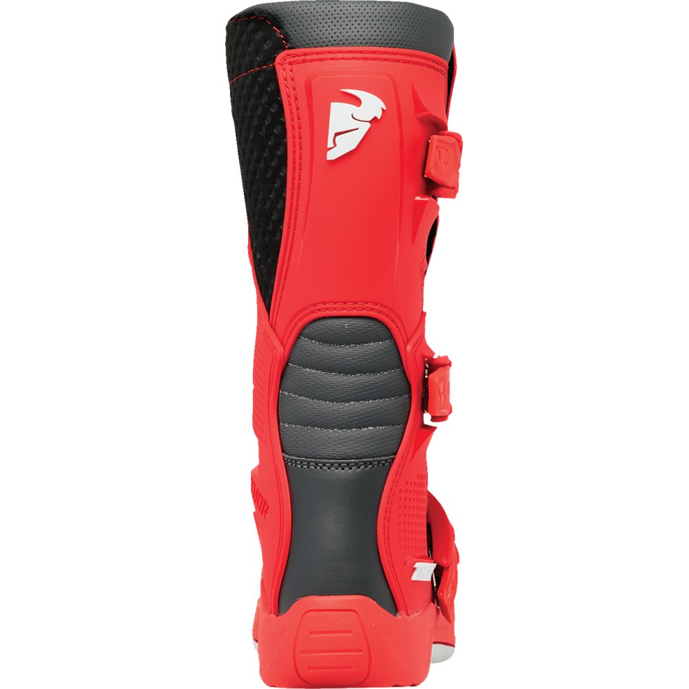 THOR Youth Blitz XR Boots - Red/Charcoal - US 6 3411-0757