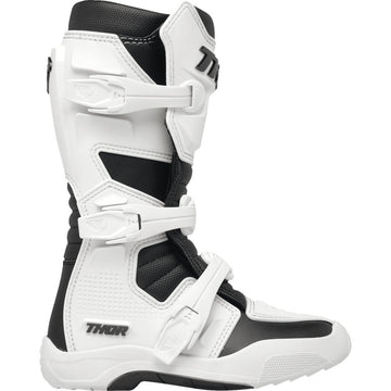 THOR Youth Blitz XR Boots - White/Black - US 6 3411-0750