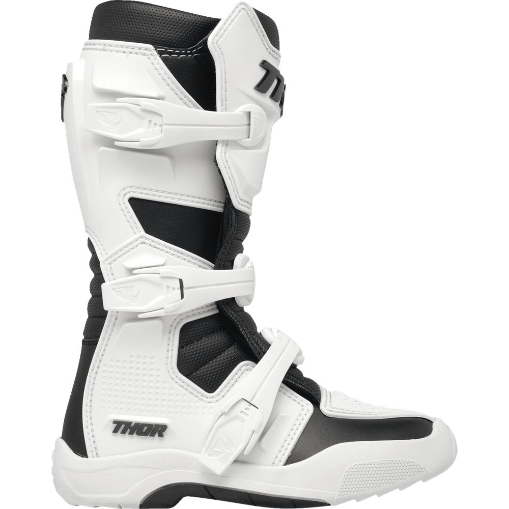 THOR Youth Blitz XR Boots - White/Black - US 1 3411-0745