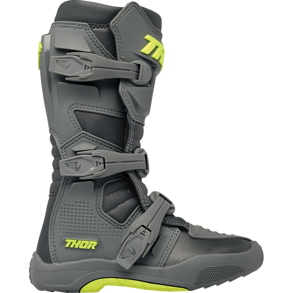 THOR Youth Blitz XR Boots - Gray/Charcoal - US 5 3411-0742