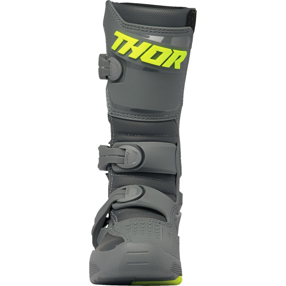 THOR Youth Blitz XR Boots - Gray/Charcoal - US 1 3411-0738