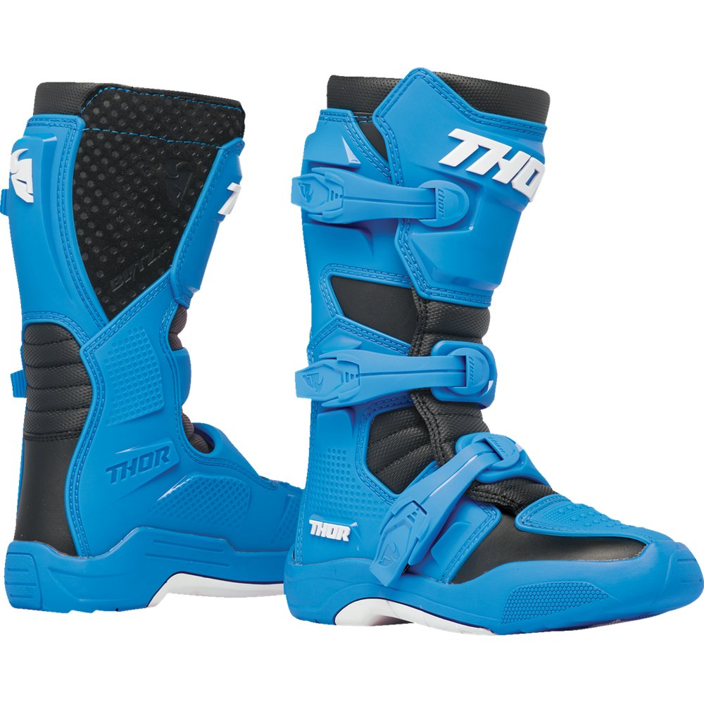 THOR Youth Blitz XR Boots - Black/Blue - US 7 3411-0737