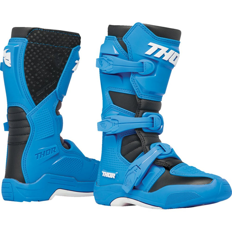 Thor Youth Blitz XR Boots - Black/Blue - US 2 3411-0732