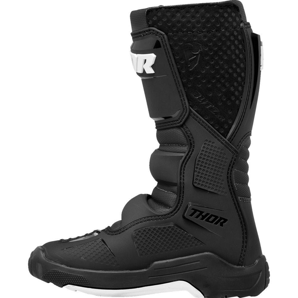 THOR Youth Blitz XR Boots - Black/White - US 5 3411-0728