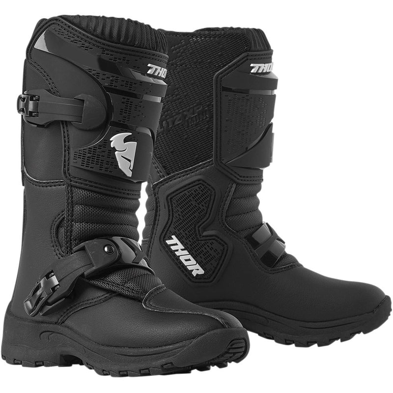 Thor Mini Blitz XP Boots - Black - Size 11 3411-0539