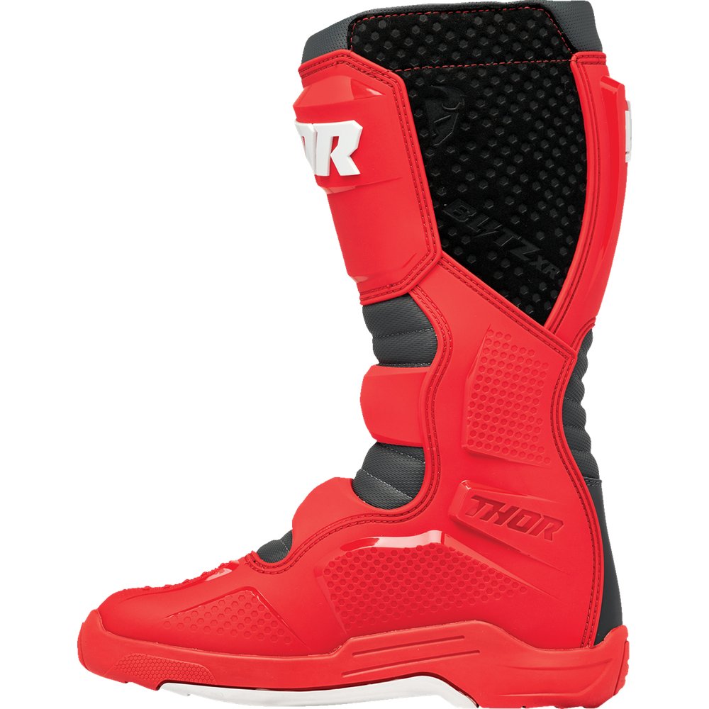 THOR Blitz XR Boots - Red/Charcoal - US 7 3410-3109