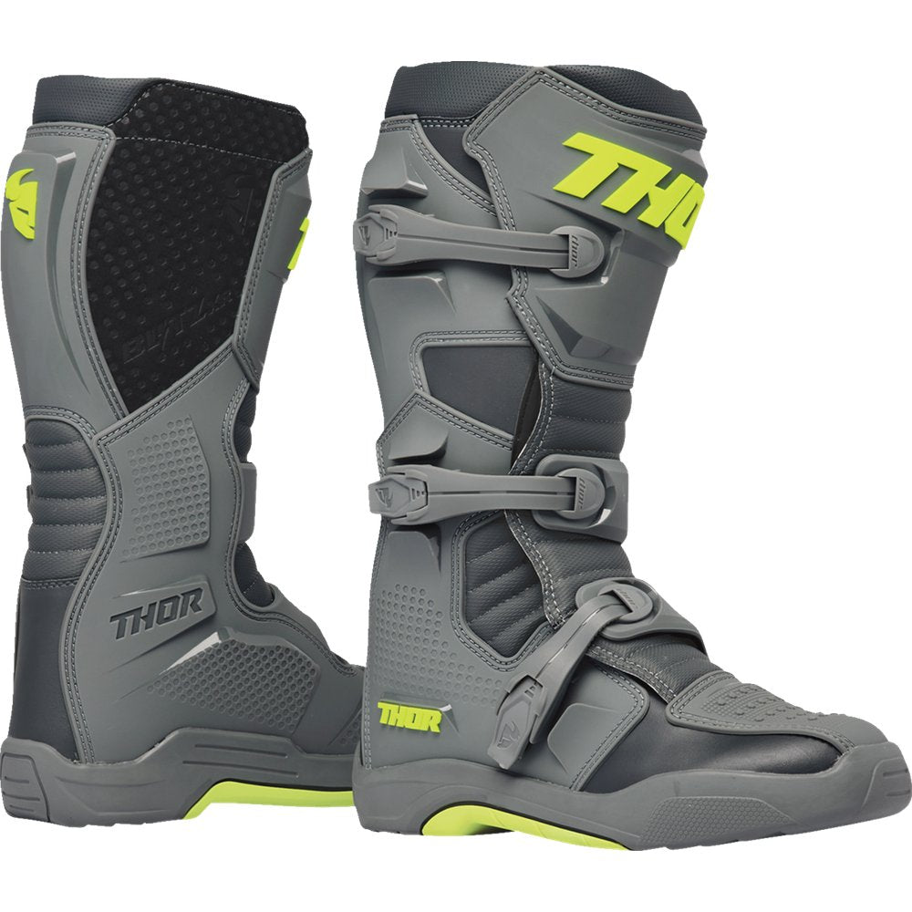 THOR Blitz XR Boots - Gray/Charcoal - US 8 3410-3092