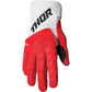 THOR Youth Spectrum Gloves - Red/White - Large 3332-1611