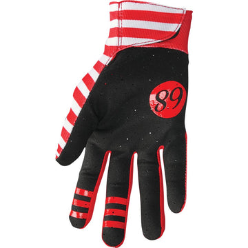 THOR Mainstay Gloves - Slice - White/Red - Medium 3330-7293