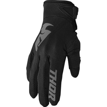 THOR Youth Sector Gloves - Black/Gray - 2XS 3332-1728