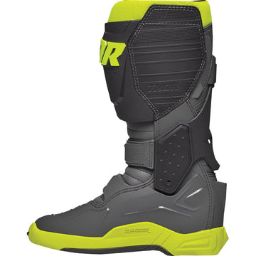 THOR Radial Boots - Gray/Fluorescent Yellow - Size 7 3410-2745