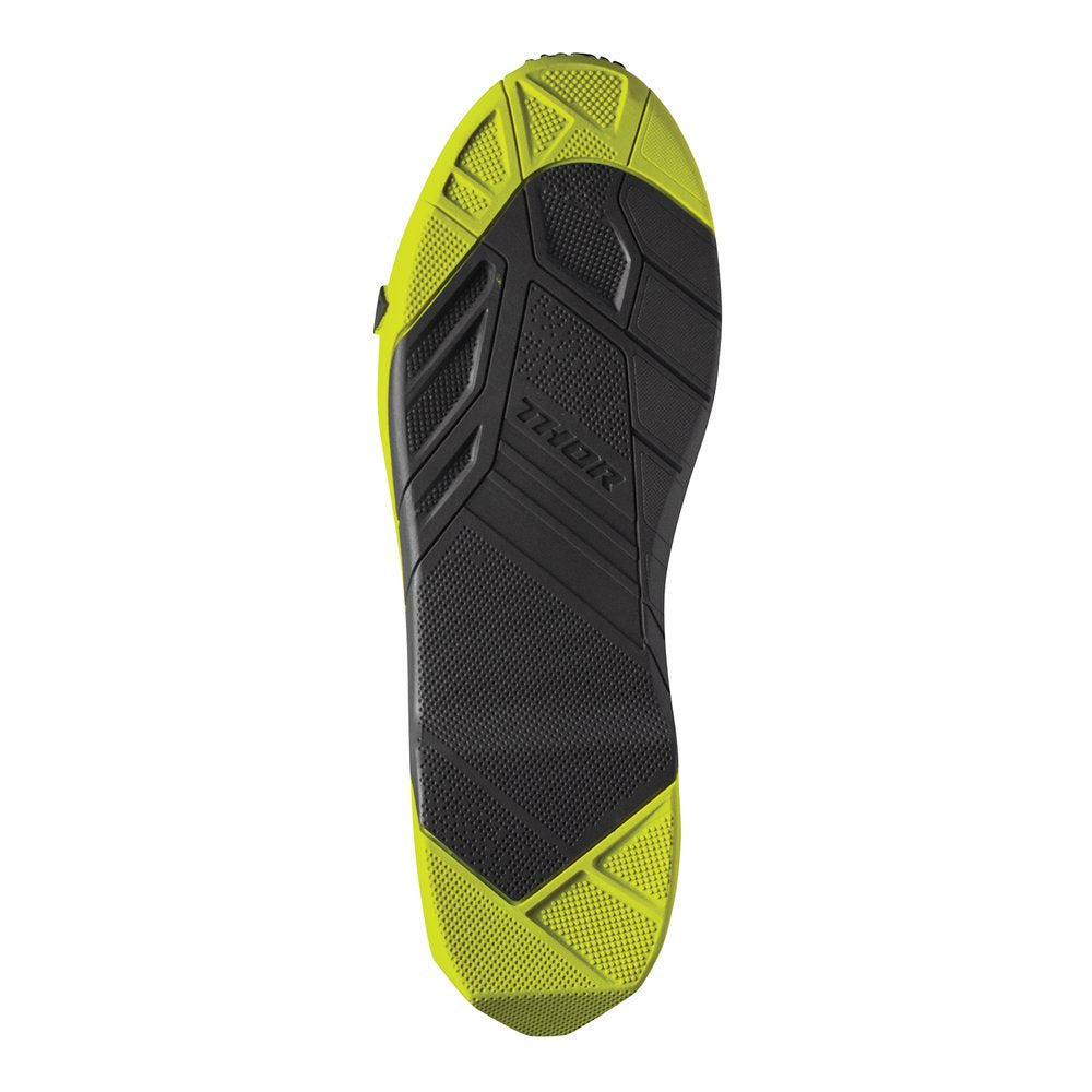 THOR Radial Boots - Gray/Fluorescent Yellow - Size 7 3410-2745